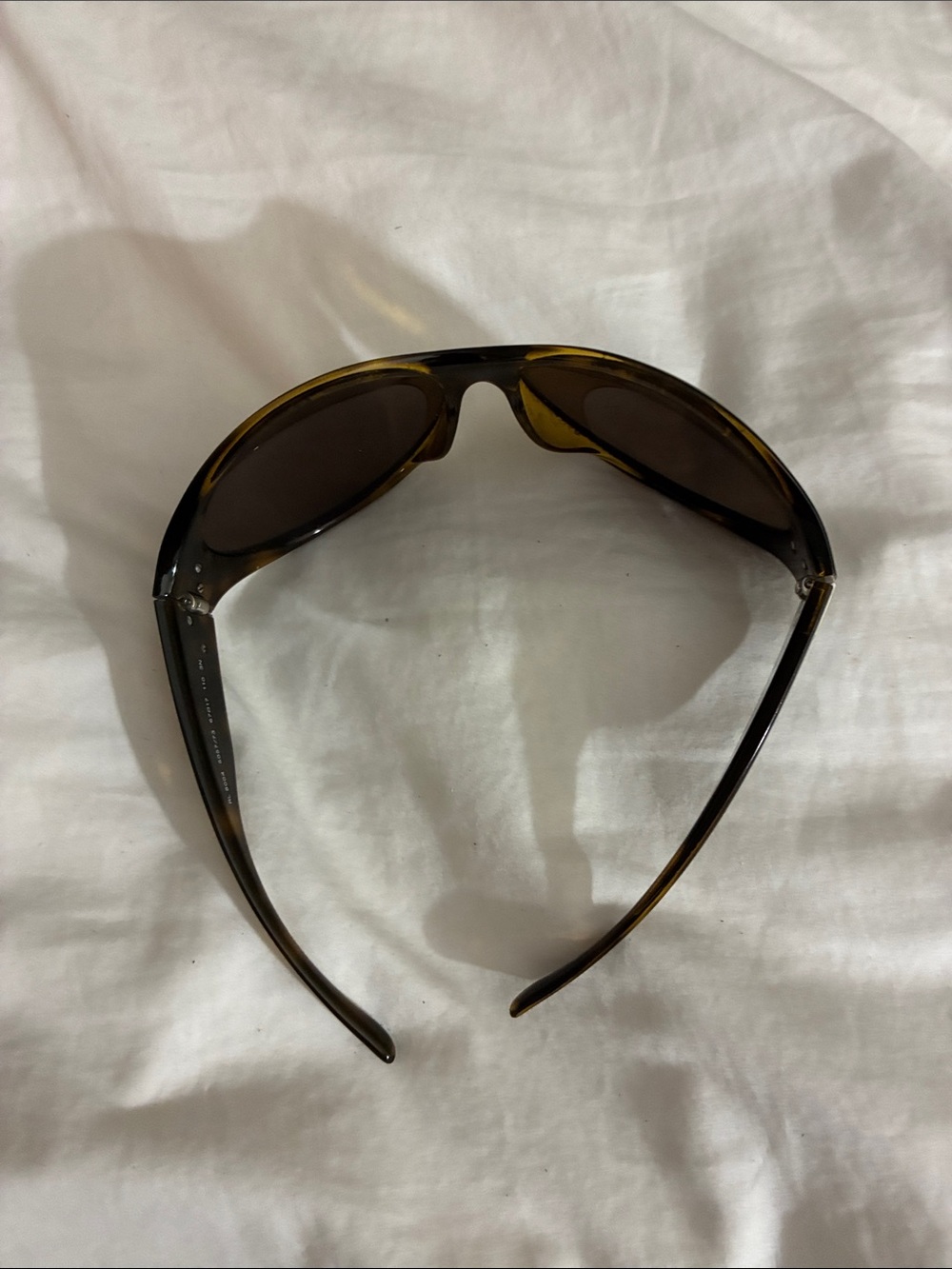 Vintage Ralph Lauren Brown Tortoiseshell Sunglasses - Classic Shield Style